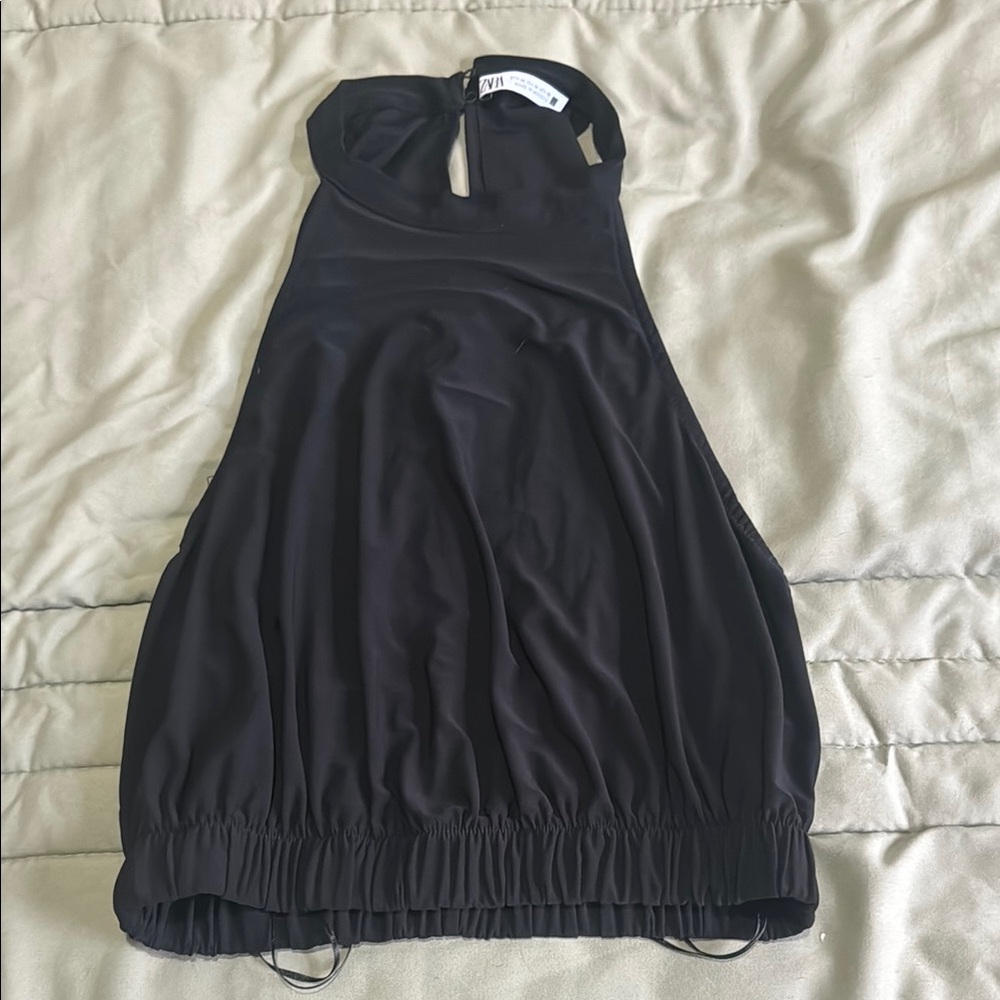 Black Halter Top